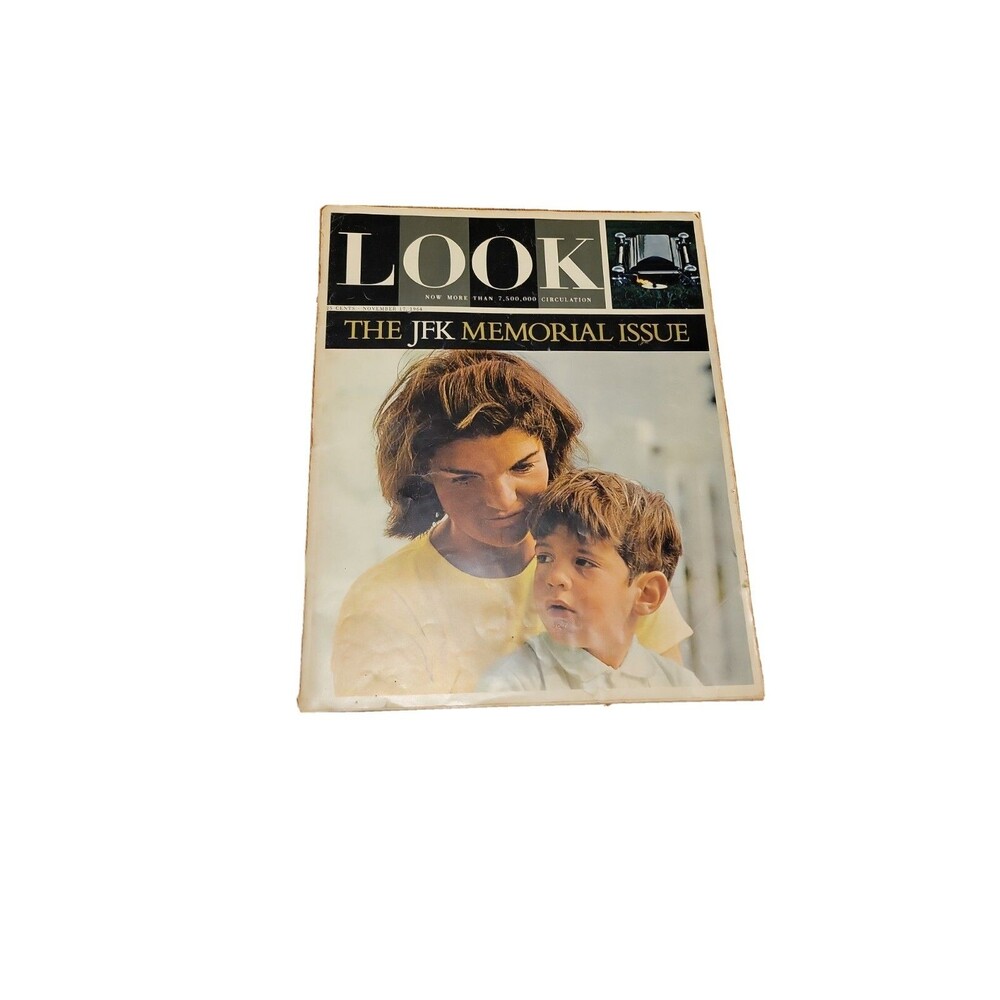 Vintage Look Magazine November 17, 1964 JFK Memorial Issue Johh F Kennedy